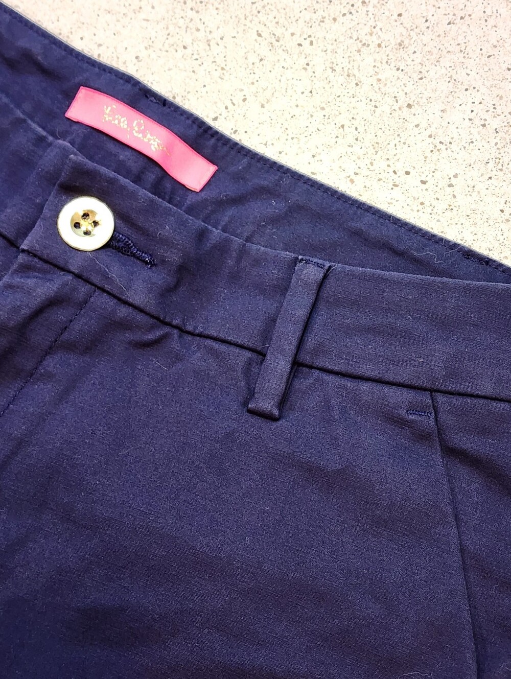 Lilly Pulitzer Sz 4 Shorts Navy Blue